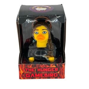 CelebriDucks Hunger Gamebird Yellow Rubber Duck EVE Hunger Games Art Toy Ltd Ed‎